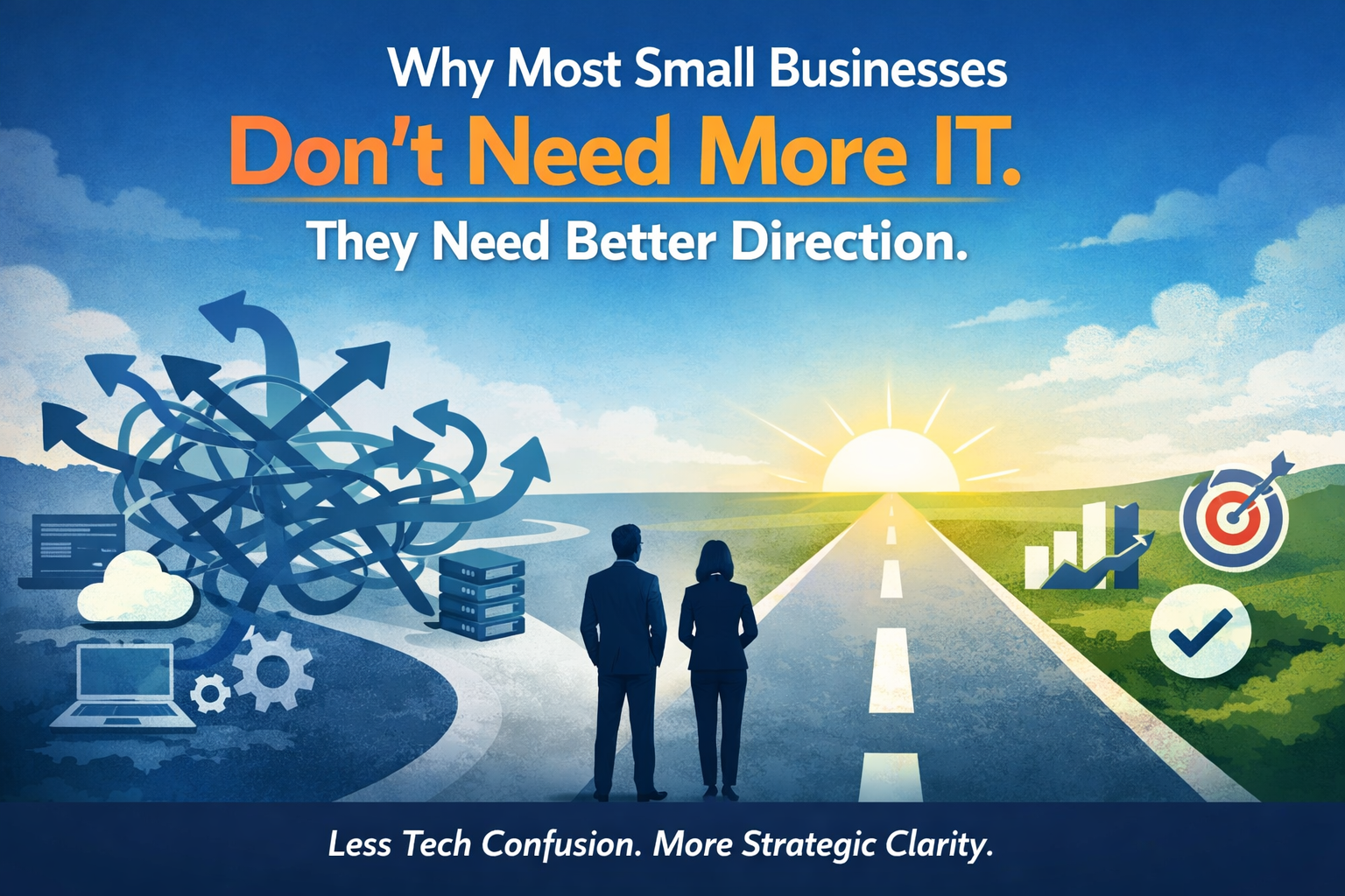 Why Most Small Businesses Don’t Need More IT. They Need Better Direction